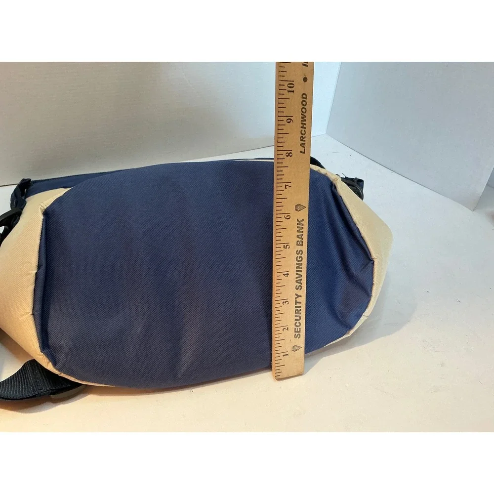 Disney Insulated Cooler Bag Tan Navy Orange Shoulder Strap Large Picnic Tote